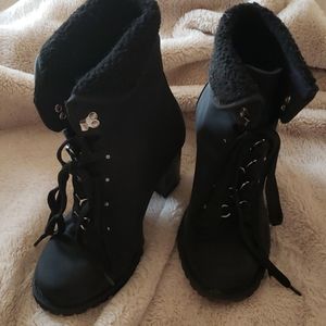 Black Boots from Torrid. Size 6 1/2.